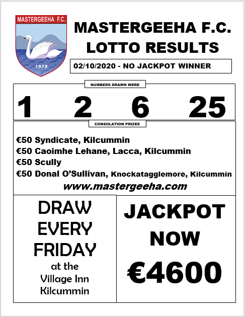 lotto consolation prizes